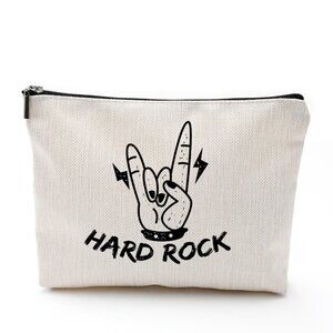 Cotton Linen Zipper Cosmetic Bag